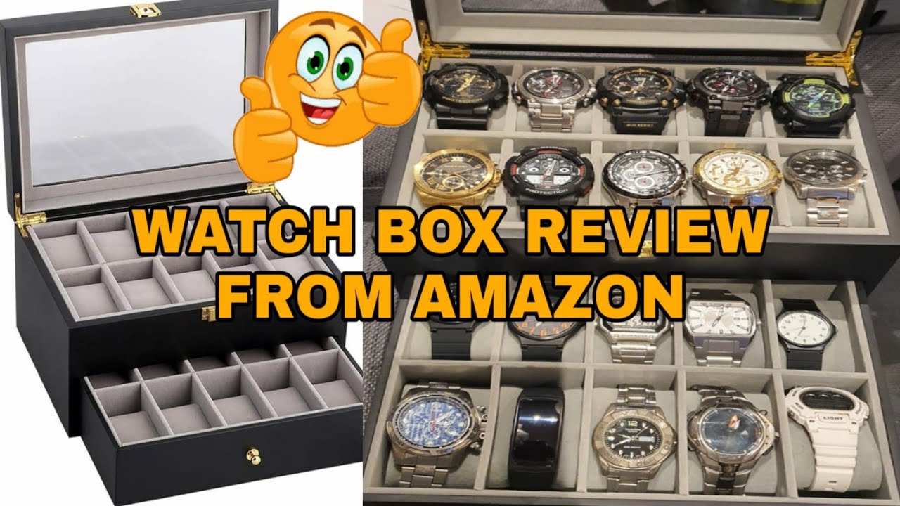 SONGMICS WATCH BOX REVIEW Amazon Product YouTube
