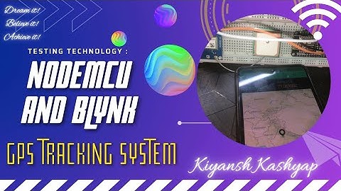 GPS Tracking System using #NodeMcu ESP8266 and NEO 6M GPS Module| #BLYNK #wifi