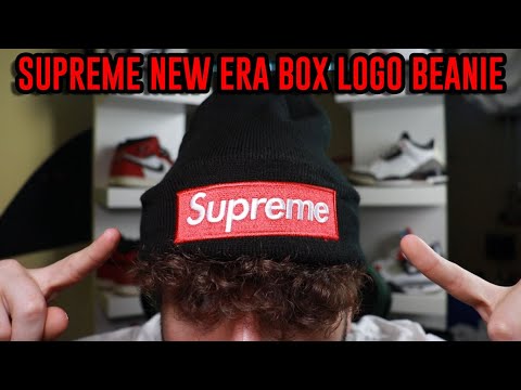 Supreme New Era Box Logo Beanie (FW22) Black