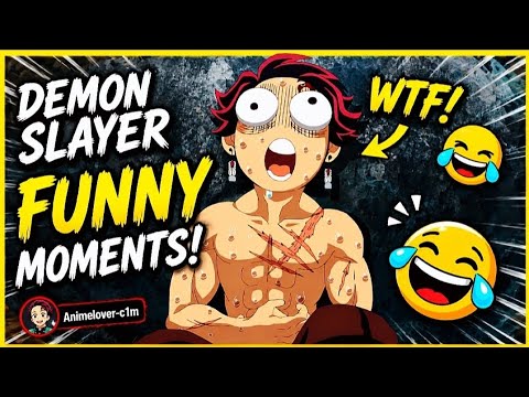 🔥😂 Demon Slayer Funniest Moments Compilation 😂 || Tanjiro, Zenitsu & Inosuke || #demonslayer #anime