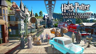 Harry Potter! Hogwarts Roller Coaster!  #Shorts