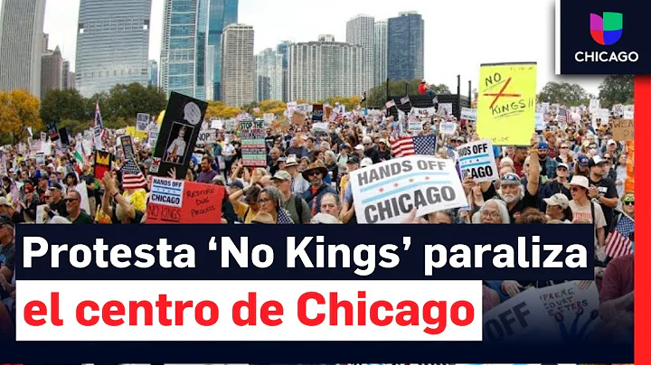 "We have masked thugs": "No Kings" protest paralyzes downtown Chicago