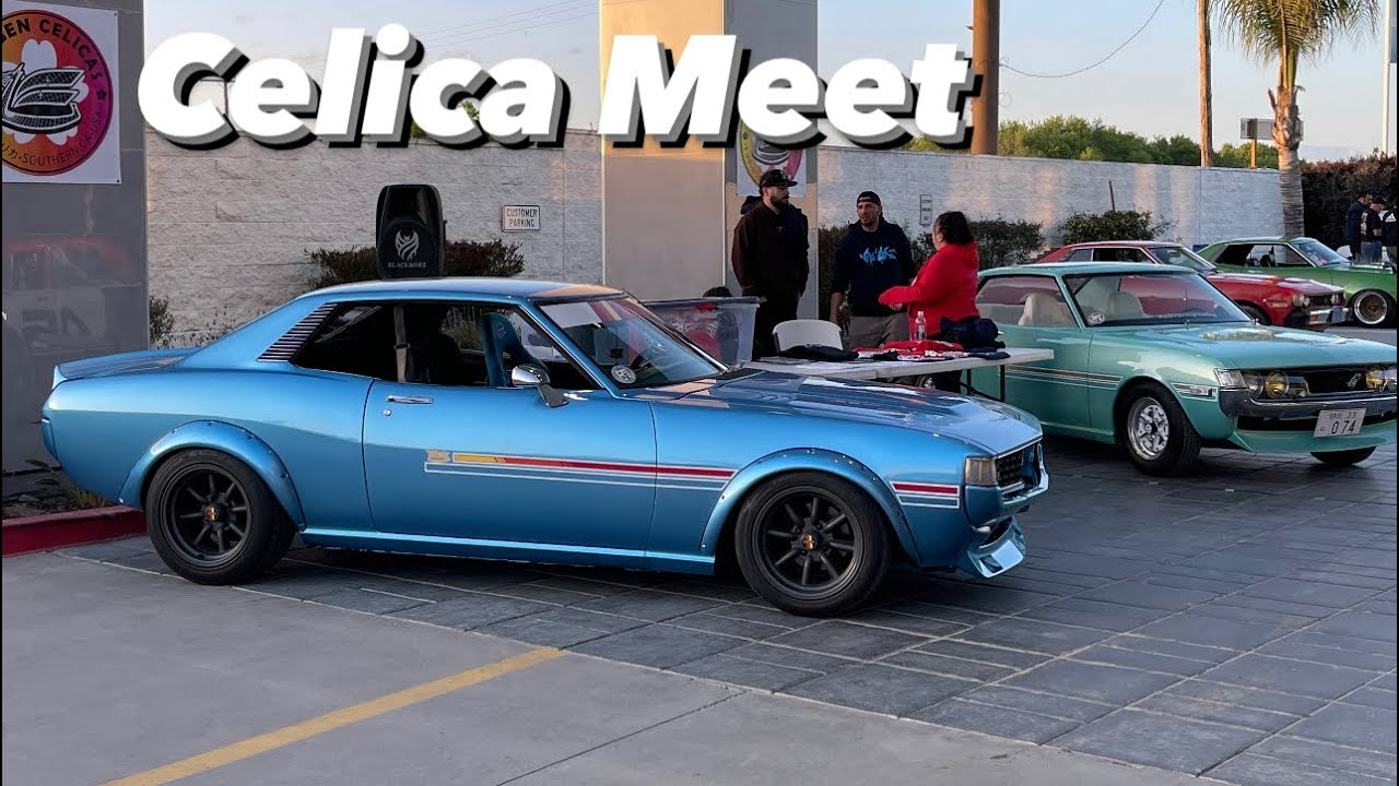 Biggest 1st gen Toyota Celica meet in SOCAL 2024