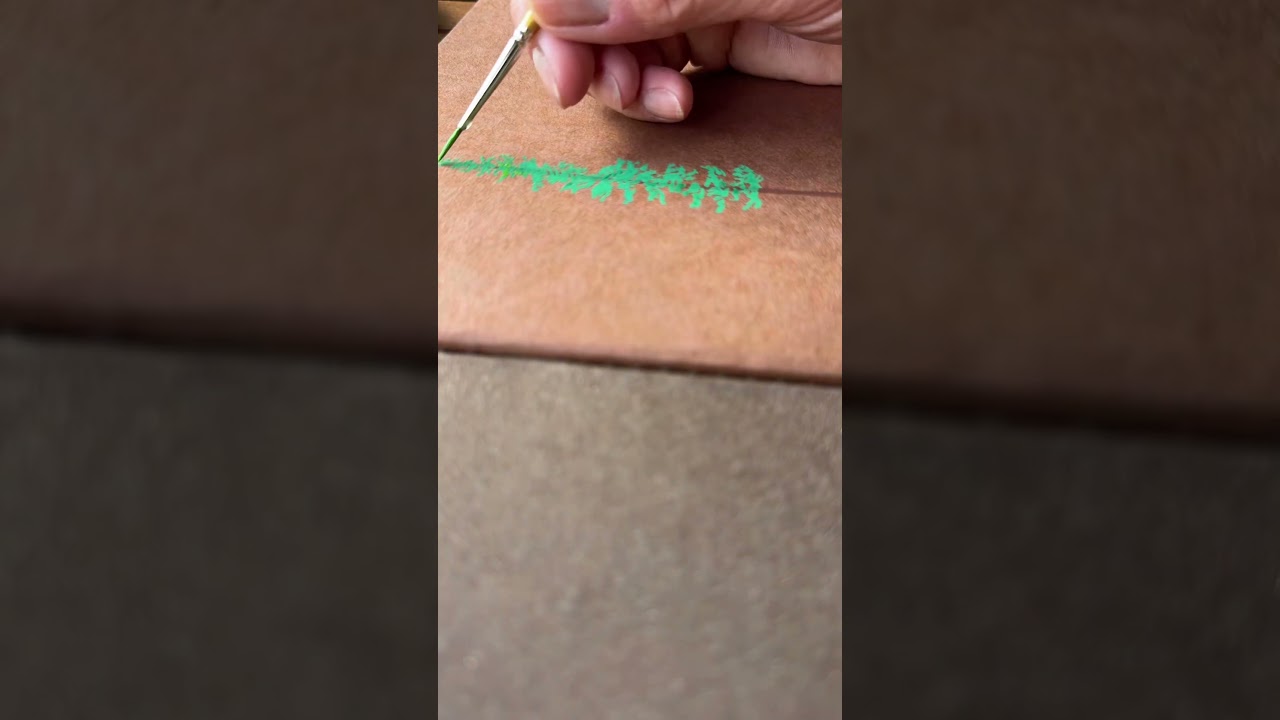 #gouache #gouacheart #gouacheartwork #artwork #treeart #trees #pinetree #pinetrees #art