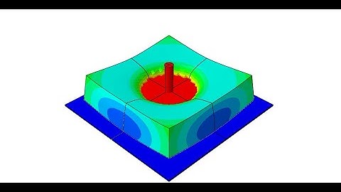 Indentation force-deflection (IFD) test simulation using Abaqus step by step.#xfem  #fem #abaqus