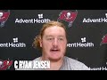 Ryan Jensen Breaks Down Offensive Line Improvement & Rookie Tristan Wirfs | Press Conference