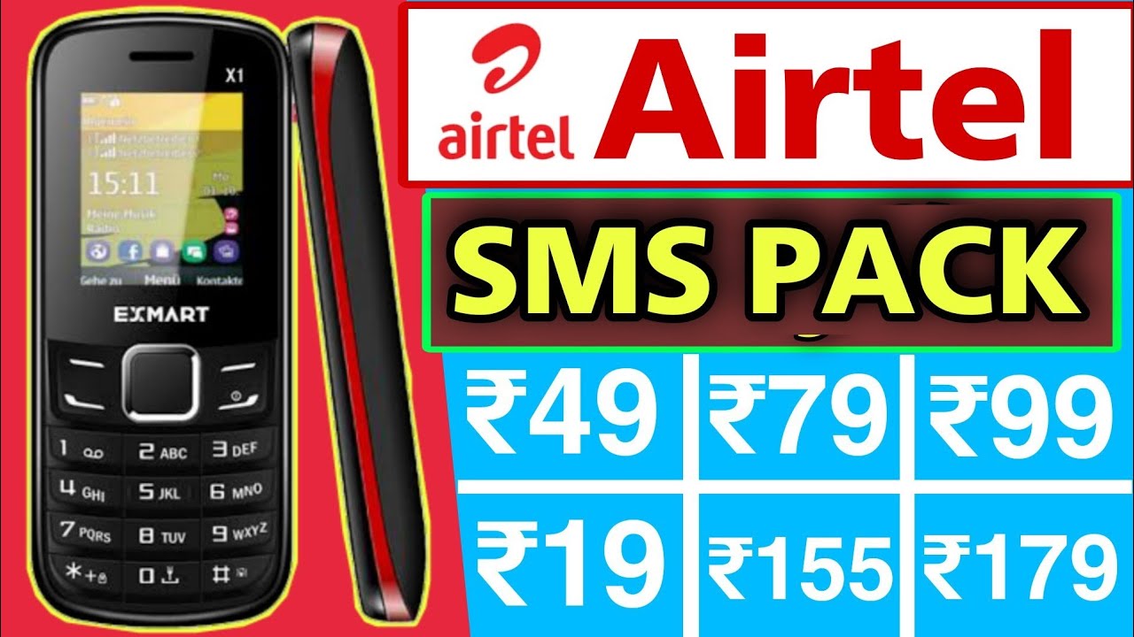 airtel sms pack 2023 airtel sms plans 2023 airtel ka new sms pack