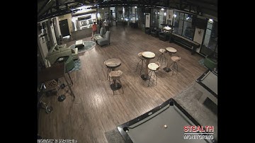 Apartment Clubhouse Trespassers Surprised by Speaker Warning