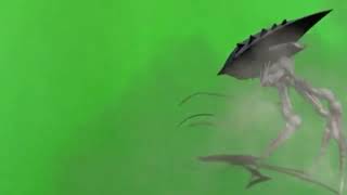 كروما شاشه خضراء للمونتاج | الكائن الفضائي يهبط على الأرض ويطلق النيران | Green Screen