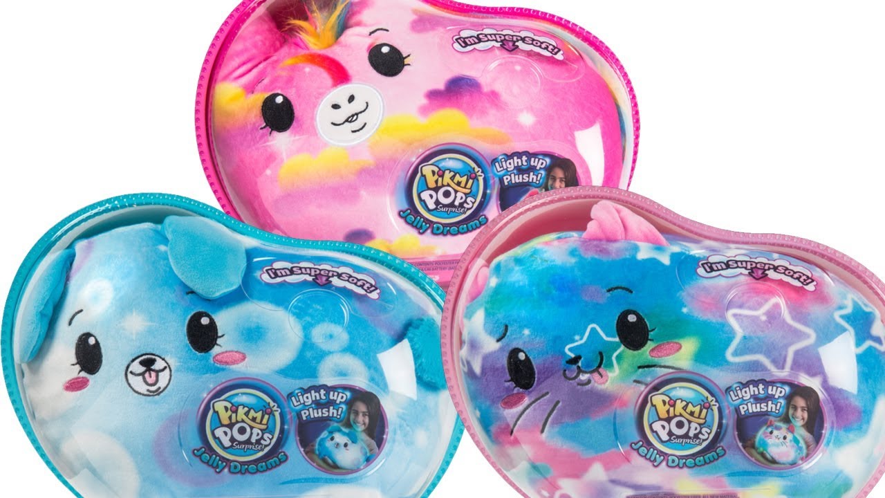Pikmi Pops Jelly Dreams Unicorn, Cat and Dog Light Review - YouTube