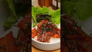ข้าวหน้าเบคอนย่างซอสเกาหลี #asmr #cooking #food #coreanstreetfood #japanesefood