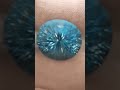AAA laser cut blue topaz gemstone 24.40 CTS Puritygems.etsy.com