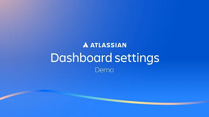 Dashboard settings | Atlassian Analytics - Demos | Atlassian