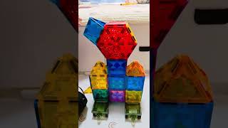 Robot is Coming ! Build, Create & Learn! Magnetic Tiles Turn Ideas into Reality | Lionetoys #robot