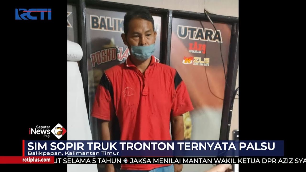 Terungkap! SIM Sopir Truk Tronton Kecelakaan Maut Balikpapan Ternyata Palsu #SeputariNewsPagi 25/01