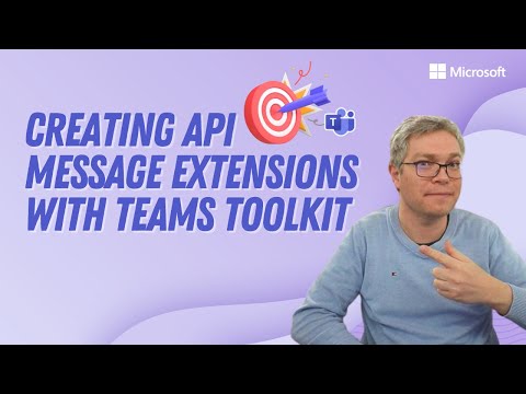 Creating API message extensions with Teams Toolkit