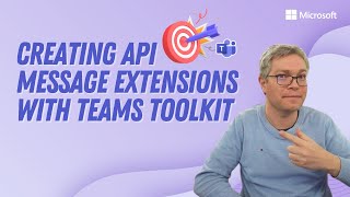 creating api message extensions with teams toolkit