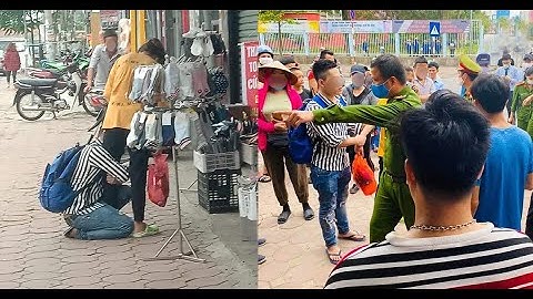 Clip thanh niên ôm chân bạn gái khóc lóc, van xin: Em ơi mãi bên anh nhé
