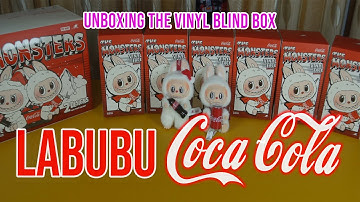 Labubu with Coca-Cola Coke - UnBoxing The Vinyl Face Blind Box