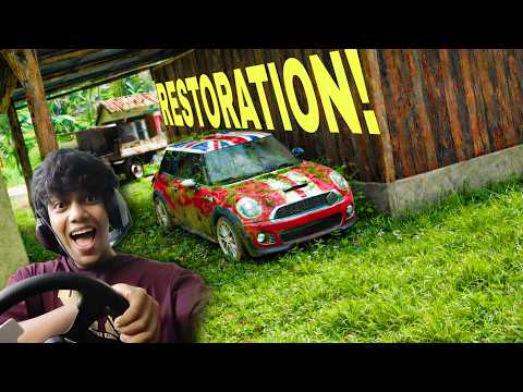 RESTORING🚙 An Abandoned Mini cooper Sport💥 |Malayalam Gameplay|