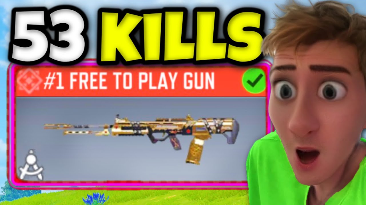 53 kills with 1 free to play gun in cod mobile youtube