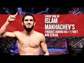 Every one of islam makhachevs finishes during his 11 fight win streak
