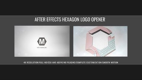 After Effects Hexagon Logo Opener After Effects Templates