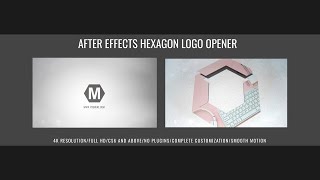 After Effects Hexagon Logo Opener After Effects Templates