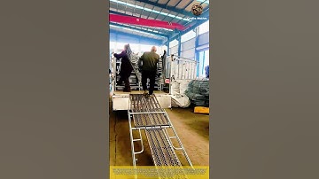 Efficient Loading, Packing a Truck with Scaffolding: Getting Construction Supply Ready for Delivery