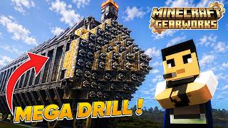 I Built a Giant Drill Machine in Minecraft! | GearWorks Episode 5