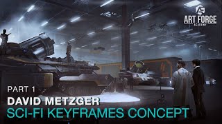 How to Design Sci-Fi Keyframes in Blender & Photoshop – Part 1