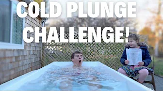 Cold Plunge-Challenge. 39 Degrees!
