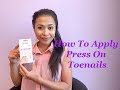 How To Apply Press On Toes nails and keep It lasting For 3 weeks!!!!