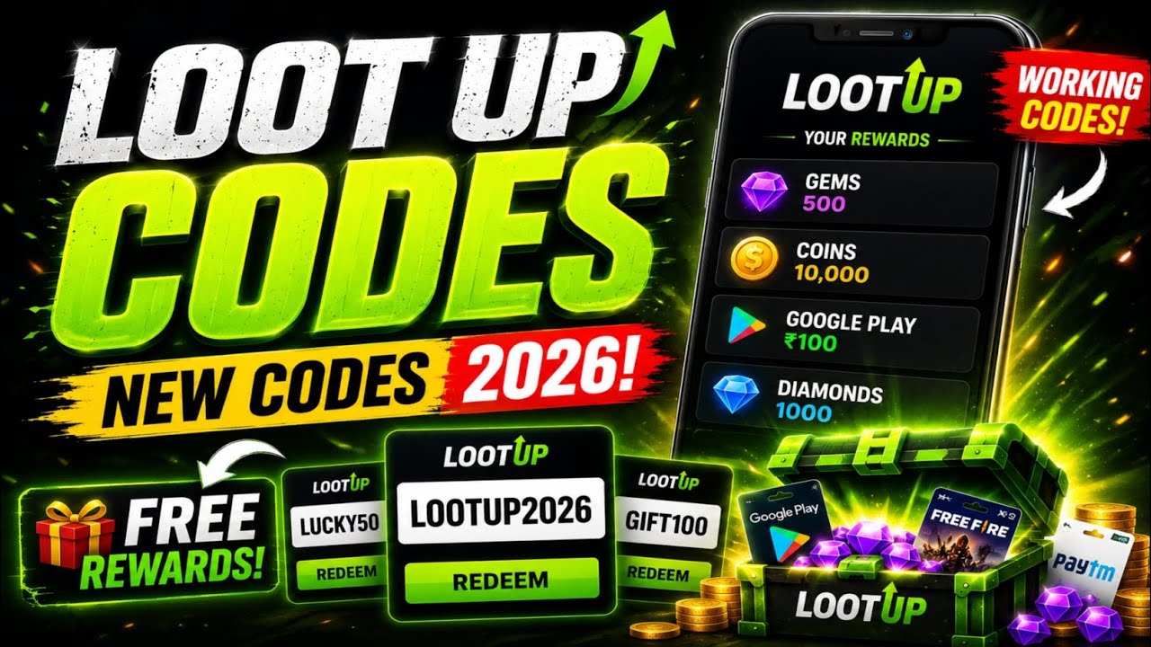 ALL NEW Loot Up Codes 2026 🎁 Free Rewards & Gems! - YouTube