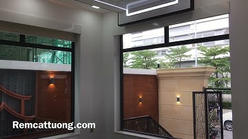 Rèm Cửa Tự Động Rèm Cuốn Tự Động Chống Nắng Cách Nhiệt Biệt Thự Quận 7