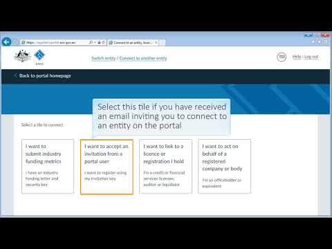 ASIC Regulatory Portal: how to connect to an entity