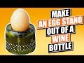 Bottle Cutter Club - Project #7 Making an egg stand out of a wine bottle with glass cutter