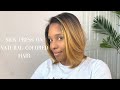 Silk Press on Natural Colored Hair | How I Maintain This Style for 2 Weeks