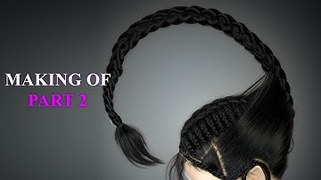 BraidMaker/Ornatrix/3ds Max: Making of "Scorpion hair". Part 2. How to create braids?