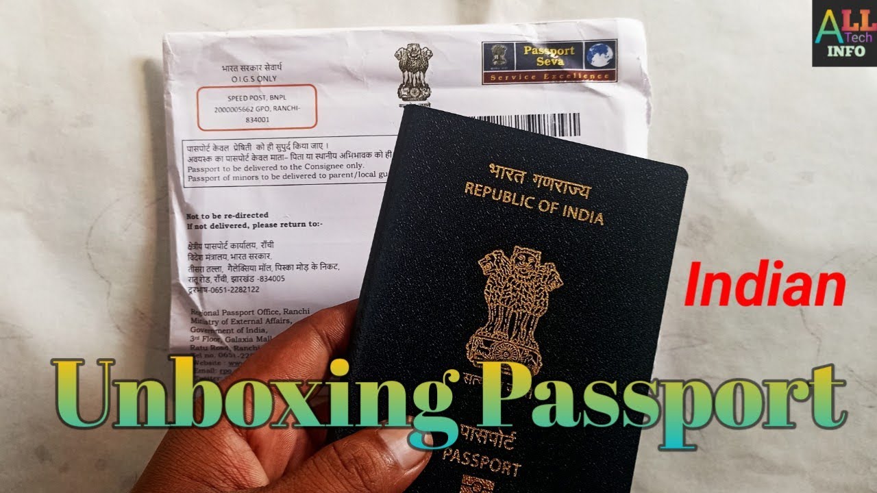 Indian Passport Unboxing New || भारतीय पासपोर्ट अनबॉक्सिंग 2025
