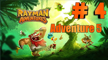 Rayman Adventures Gameplay walkthrough Part 4 - Adventure 5 Complete