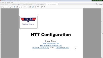 Ninjatrader 7 Configuration