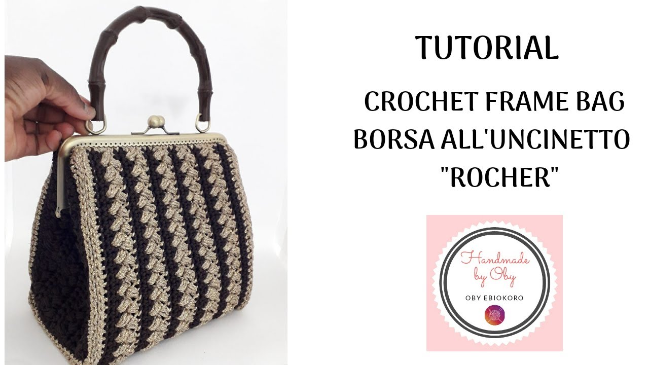 Rocher bag - Crochet - Borsa all'uncinetto - Pochette - YouTube