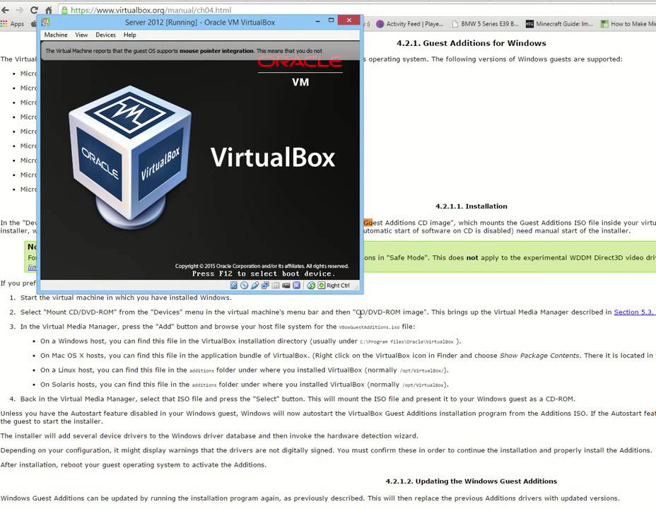 Virtualbox tillegg Windows 98 nedlasting programvare