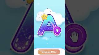 ABC Tracing alphabets for kids: | Promo |  Mobile game for kids -Shorts2  #education #kids #learning