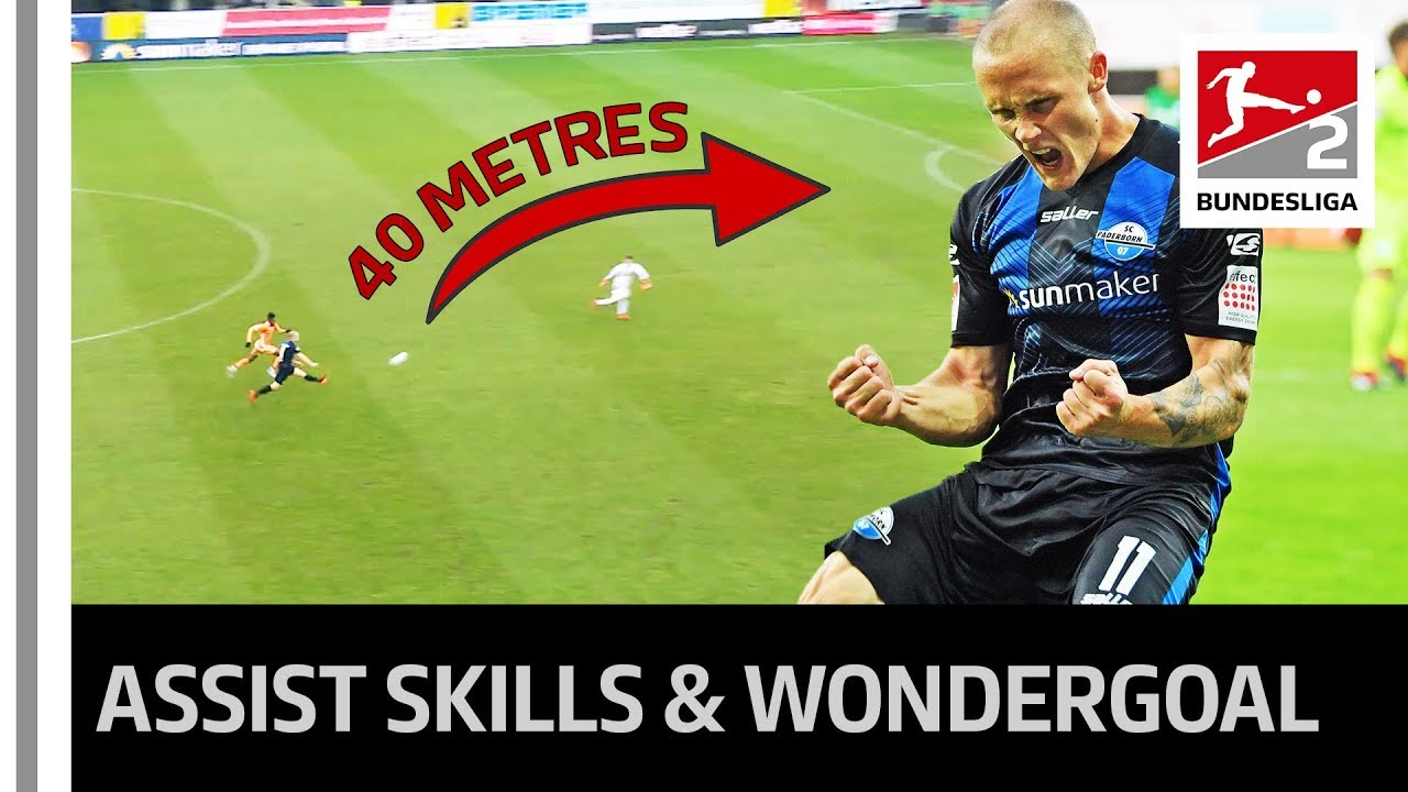 No-Look Backheel Assist & 40-Metre Goal