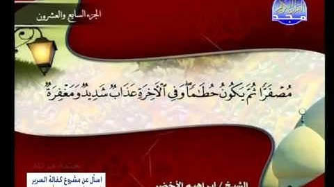 سورة الحديد الشيخ إبراهيم الأخضر
