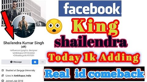 Fb king shailendra kumar singh ko kaise add kare/How to add fb king shailendra Kumar singh