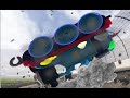 Thomas Crash Race Against Diesel Cars 3 Crash Crossover 