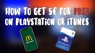 Get 5€ for FREE on PlayStation Store, iTunes & App Store